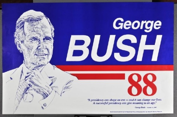 历年美国总统竞选海报设计，